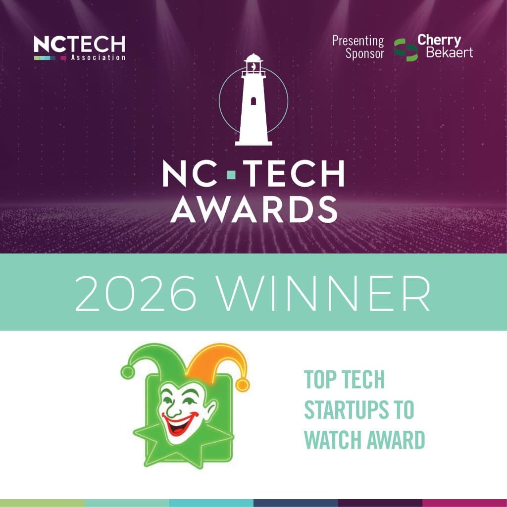 2026 NC TECH Awards winner badge for Build-A-Bookie, Top Tech Startups to Watch